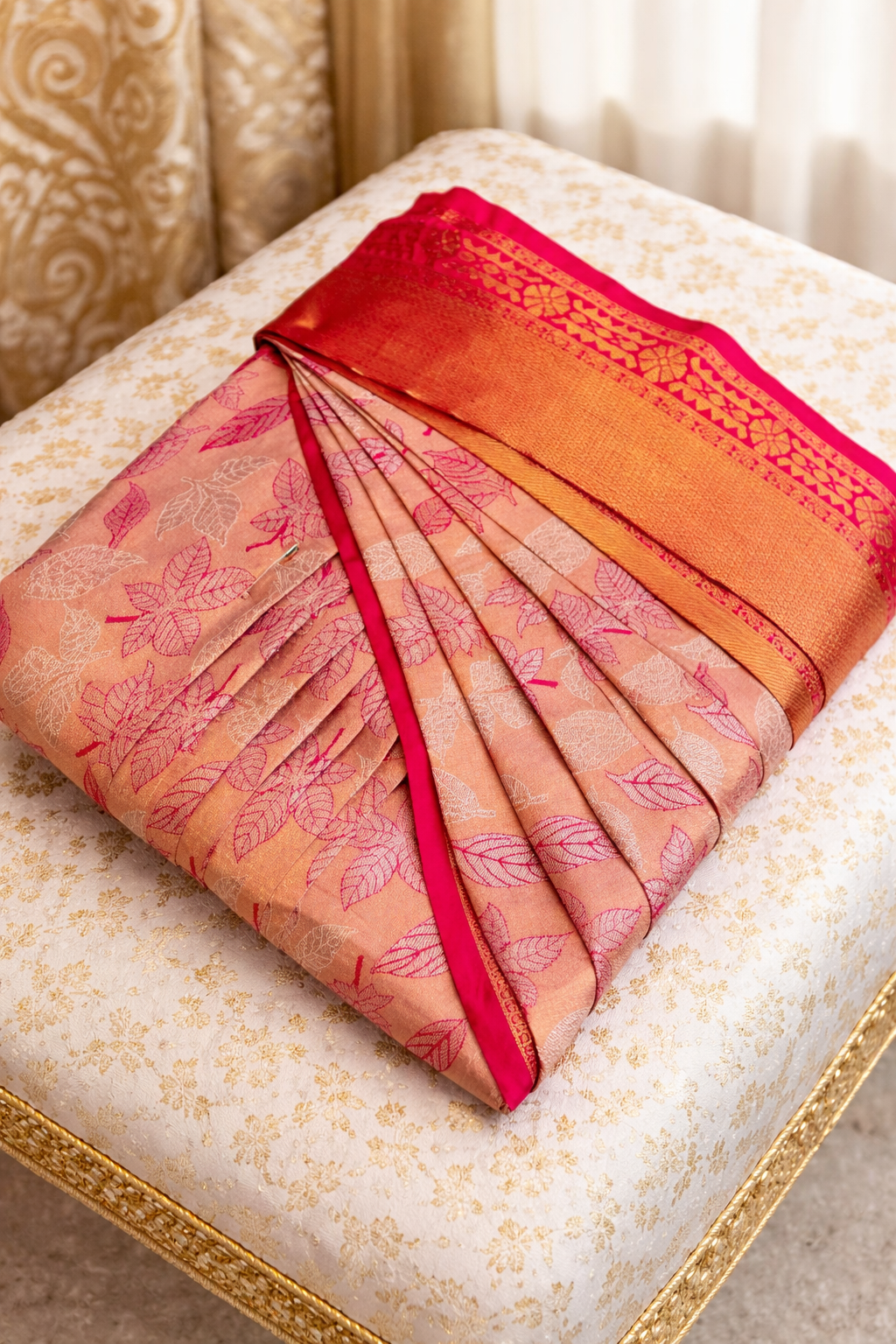 Silk Saree Pre Pleating